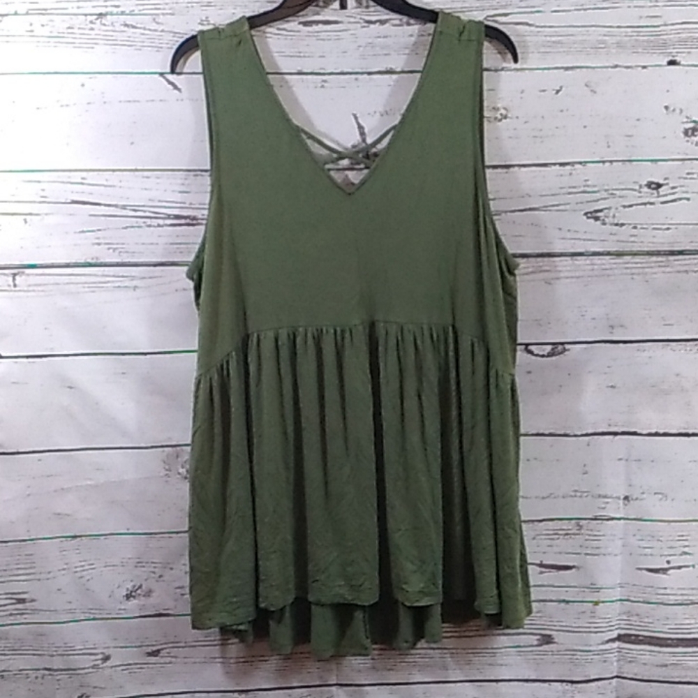 Terra & Sky Blouse Size 1X